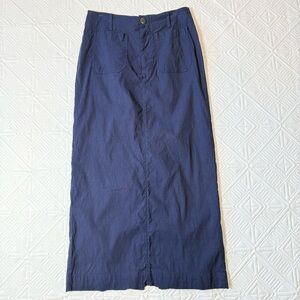Anthropologie Maeve The Colette Midi Pencil Skirt Size M In Navy Blue